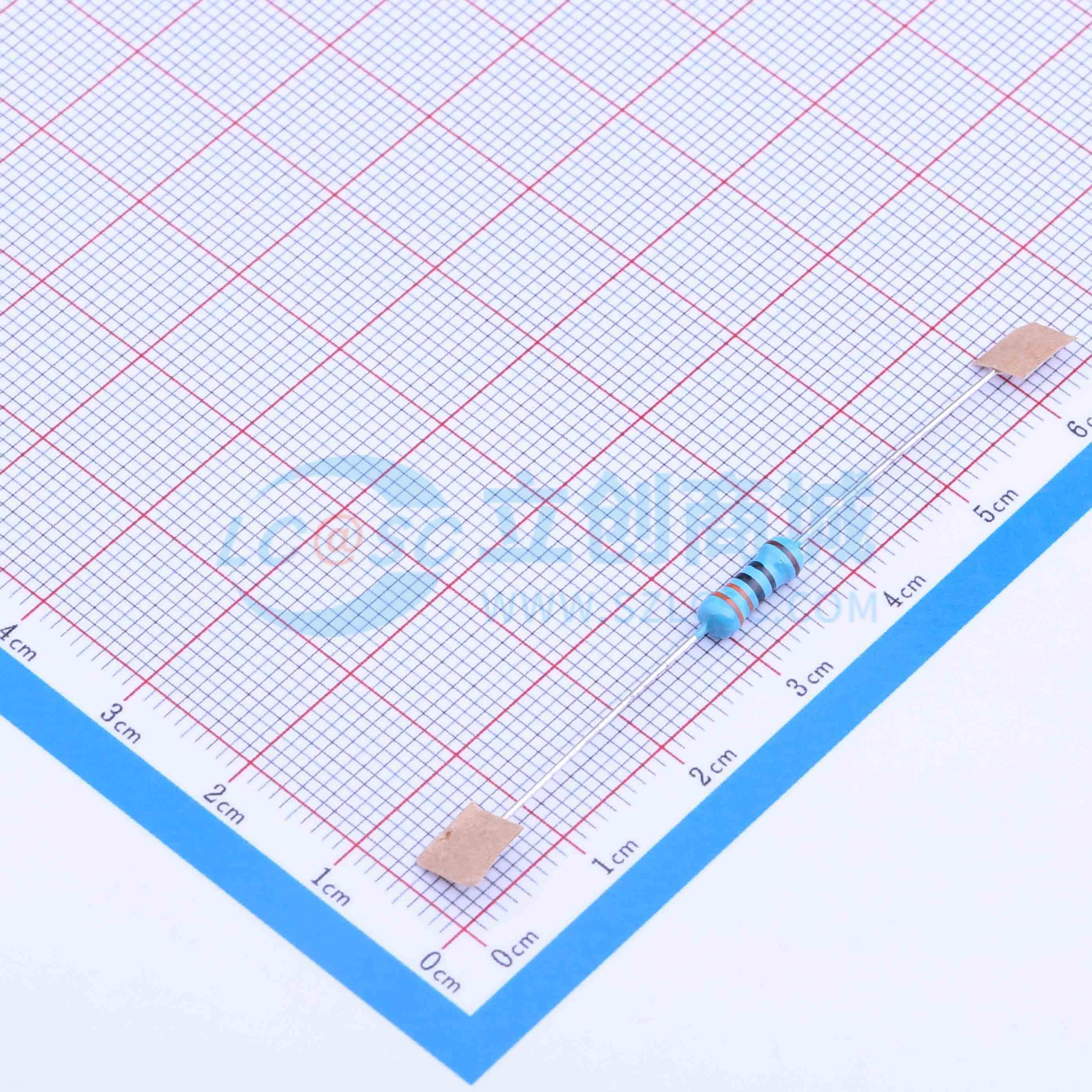 点击查看大图 MF1/2W-330Ω±1% T实物图