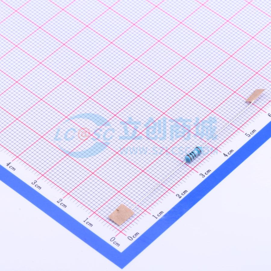 MF1/4W-1Ω±1% T实物图