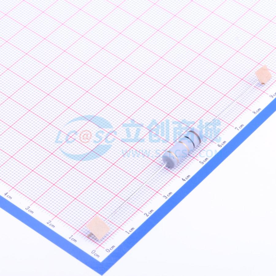 点击查看大图 MOF5WS-1Ω±5% T实物图