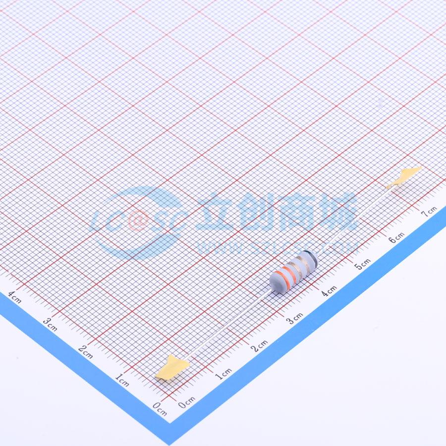 点击查看大图 KNP1W-3.3Ω±5% T实物图