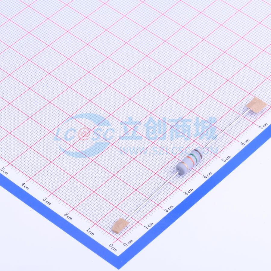 点击查看大图 MOF2WS-15KΩ±5% T实物图