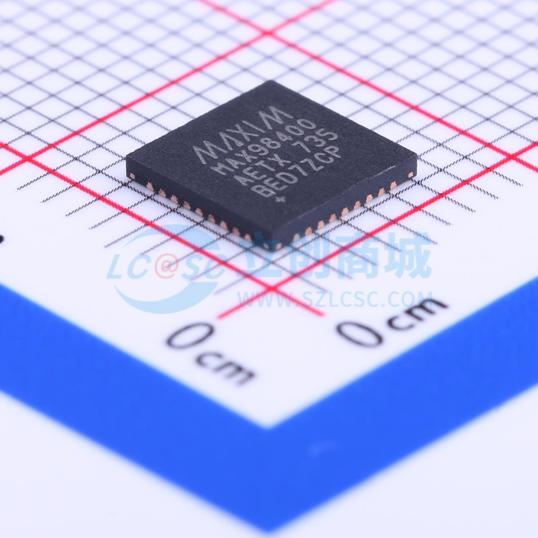 MAX98400AETX+T实物图