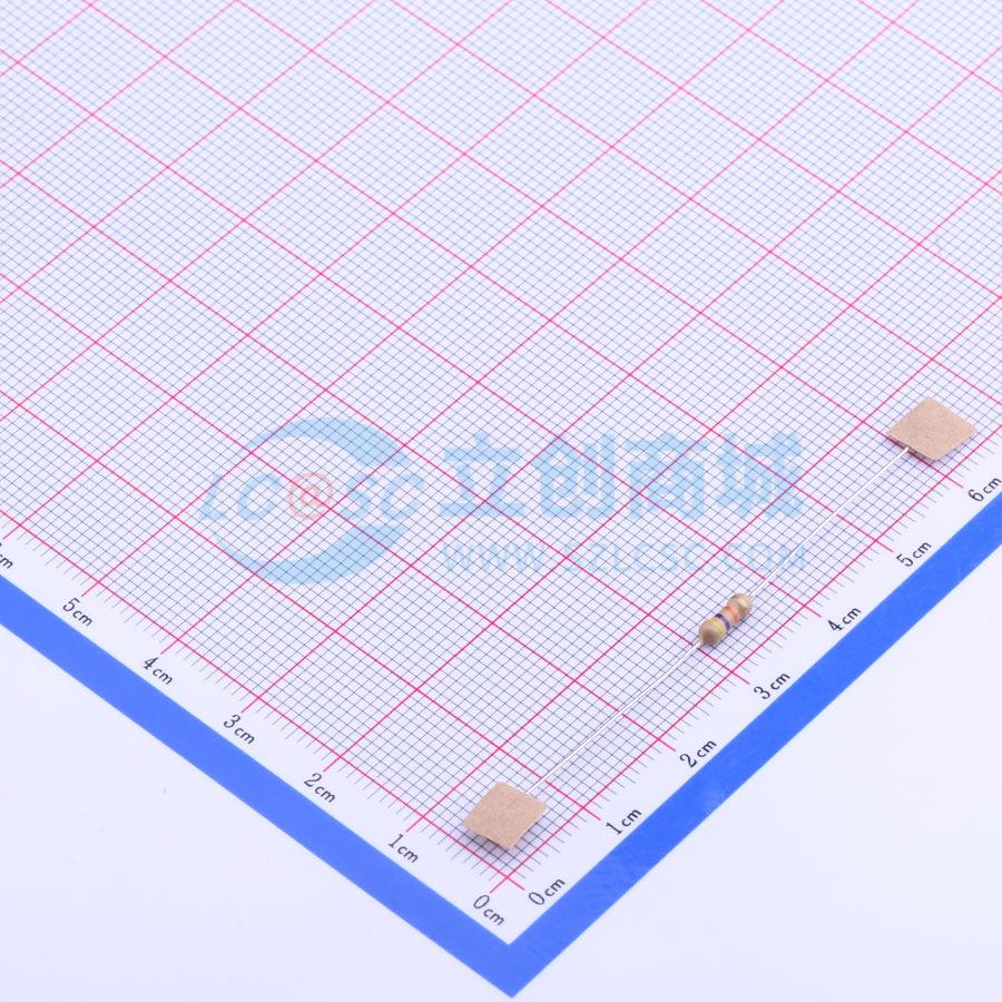 点击查看大图 CF1/4W-47KΩ±5% T实物图