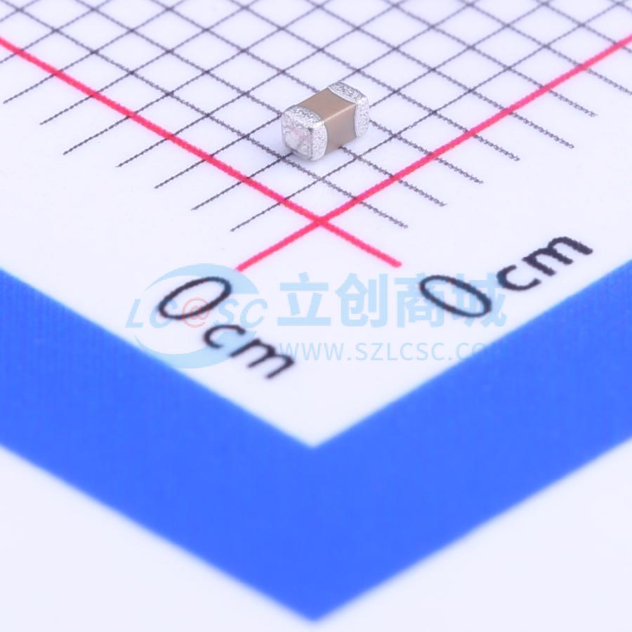 点击查看大图 0603B474K100CT实物图