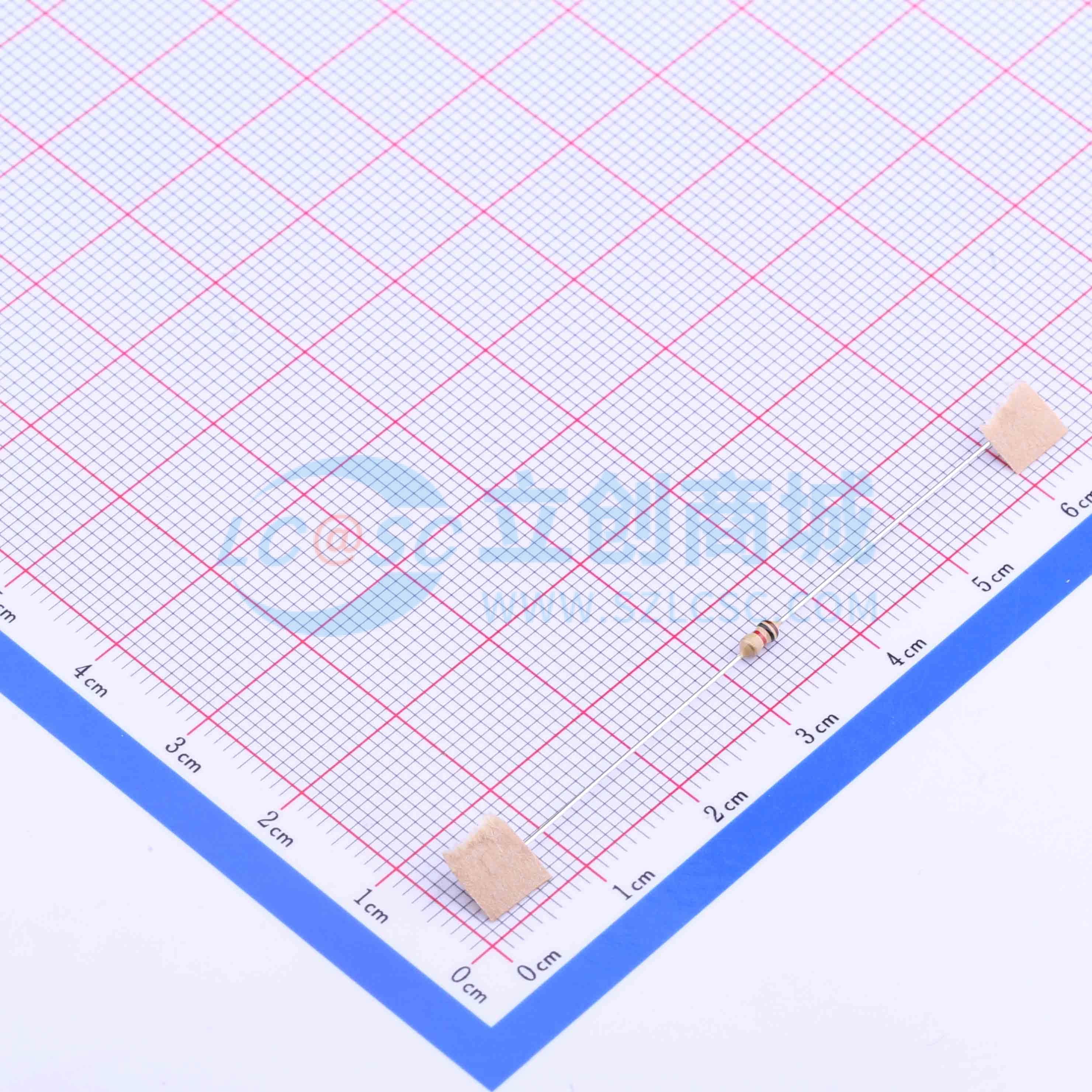 点击查看大图 CF1/6W-1KΩ±5% T实物图