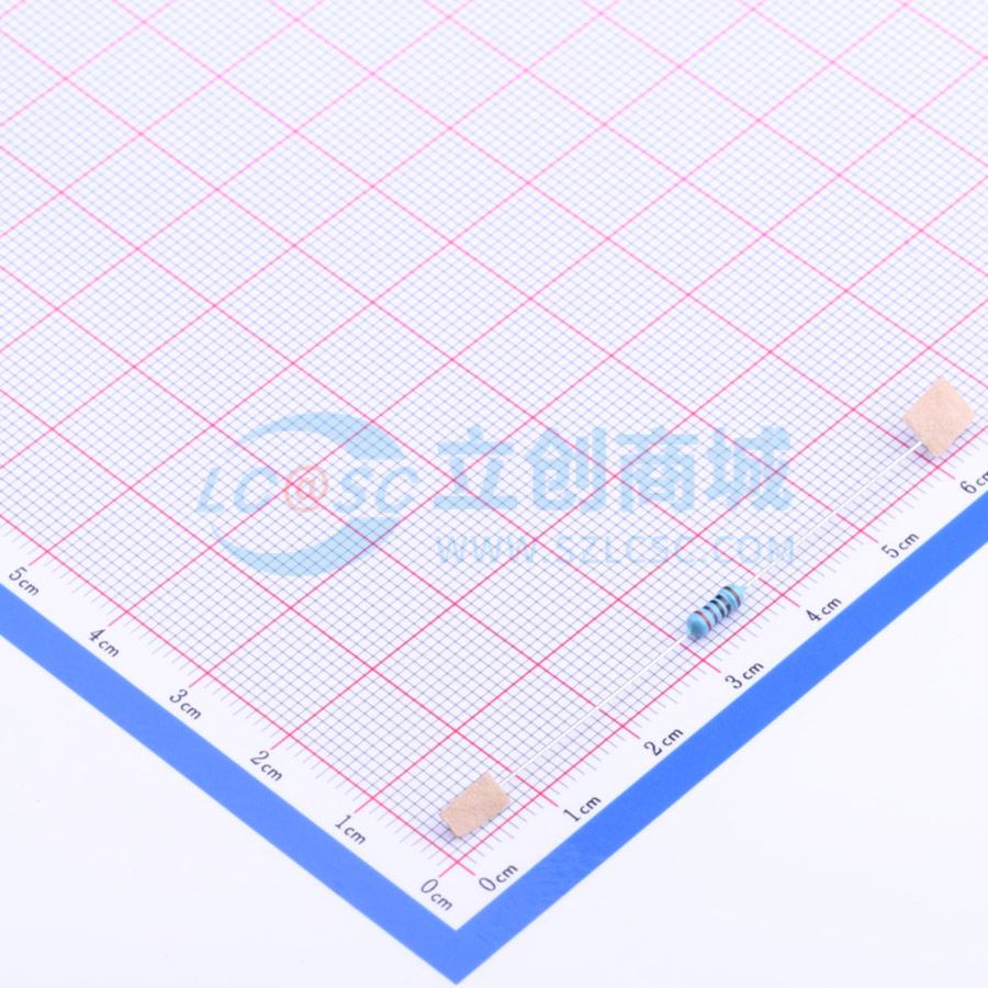 点击查看大图 MF1/4W-270Ω±1% T实物图
