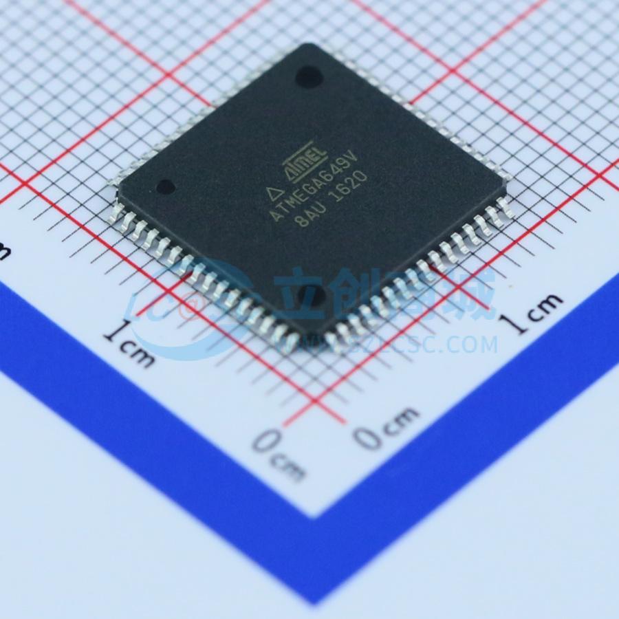 点击查看大图 ATMEGA649V-8AU实物图