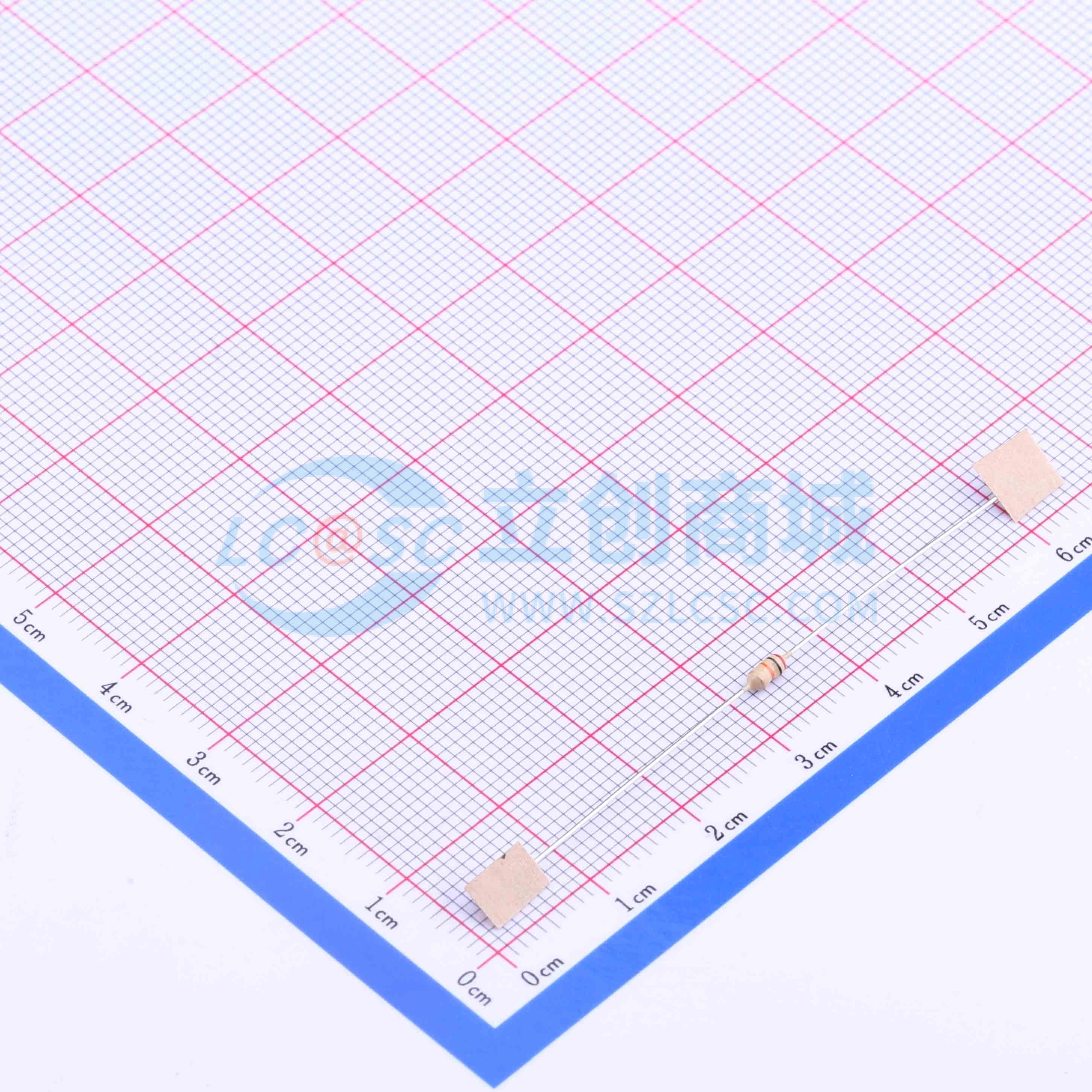 点击查看大图 CF1/6W-20KΩ±5% T实物图