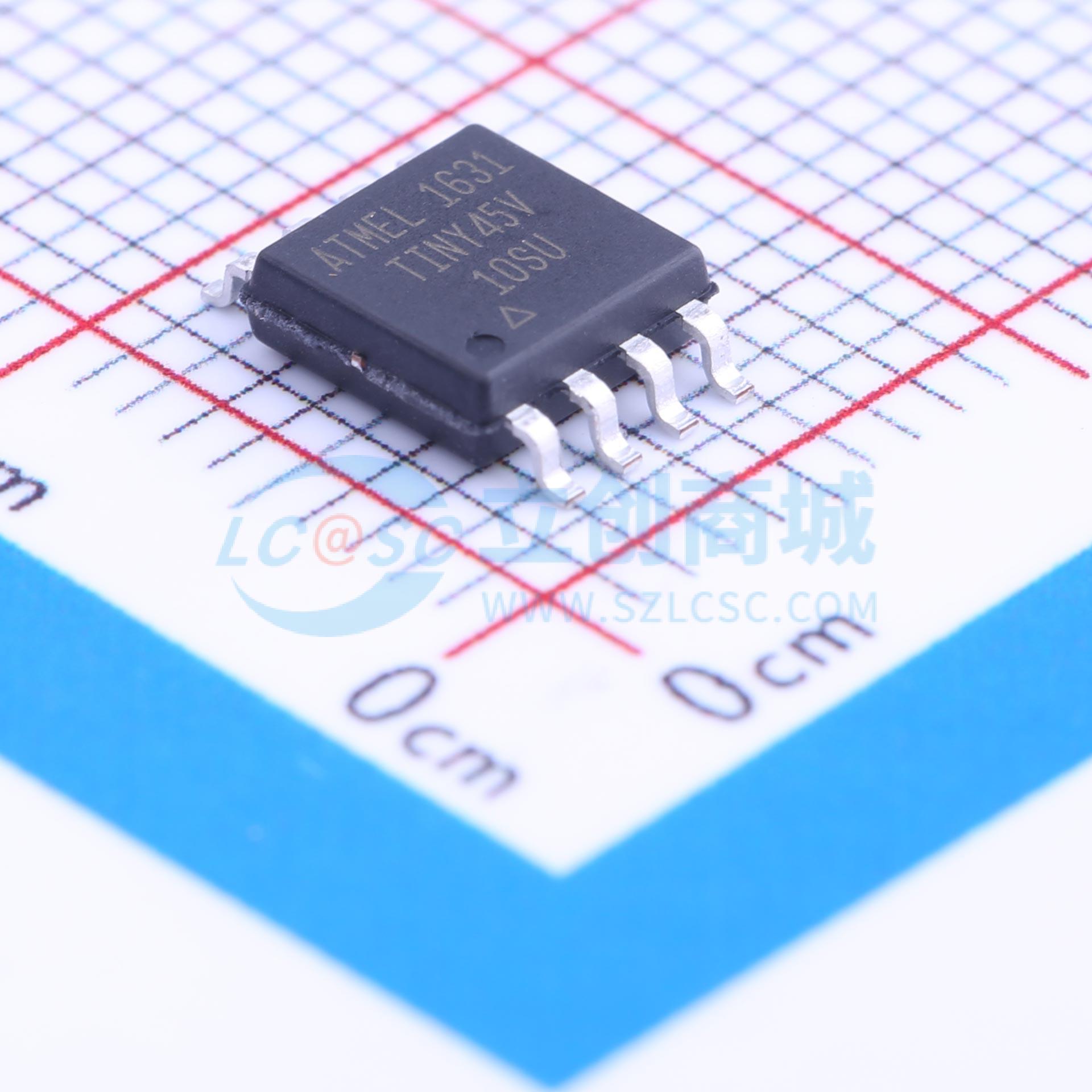 ATTINY45V-10SU实物图