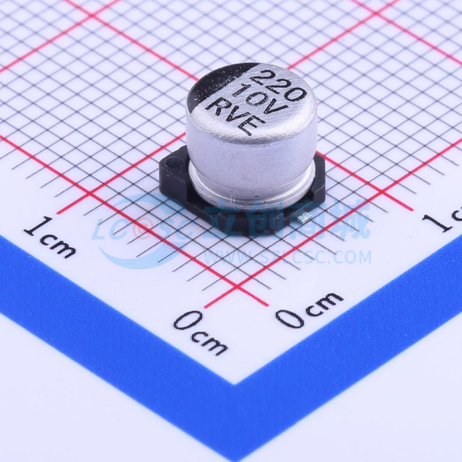 RVE1A221M0605实物图