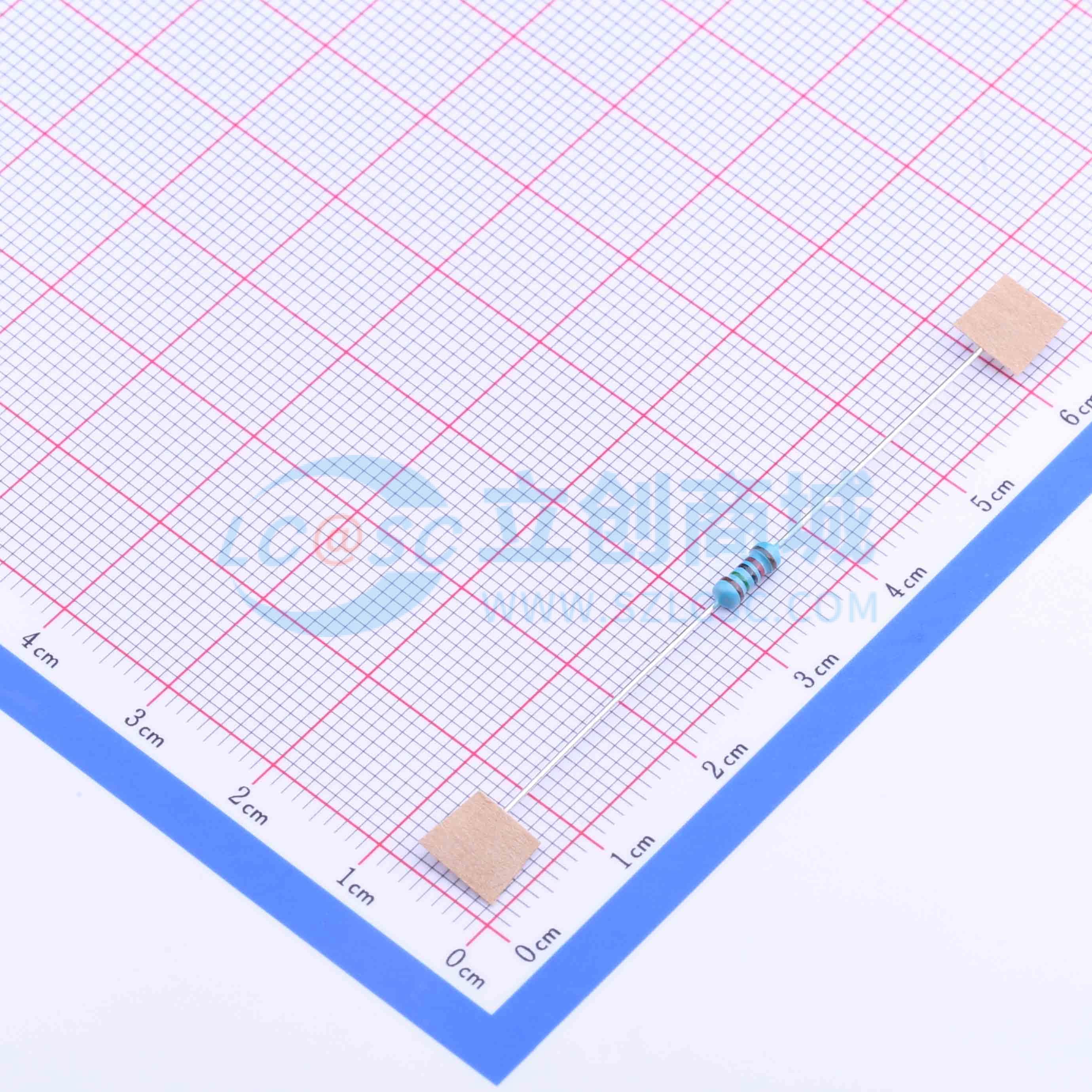 点击查看大图 MF1/2WS-15KΩ±1% T52实物图