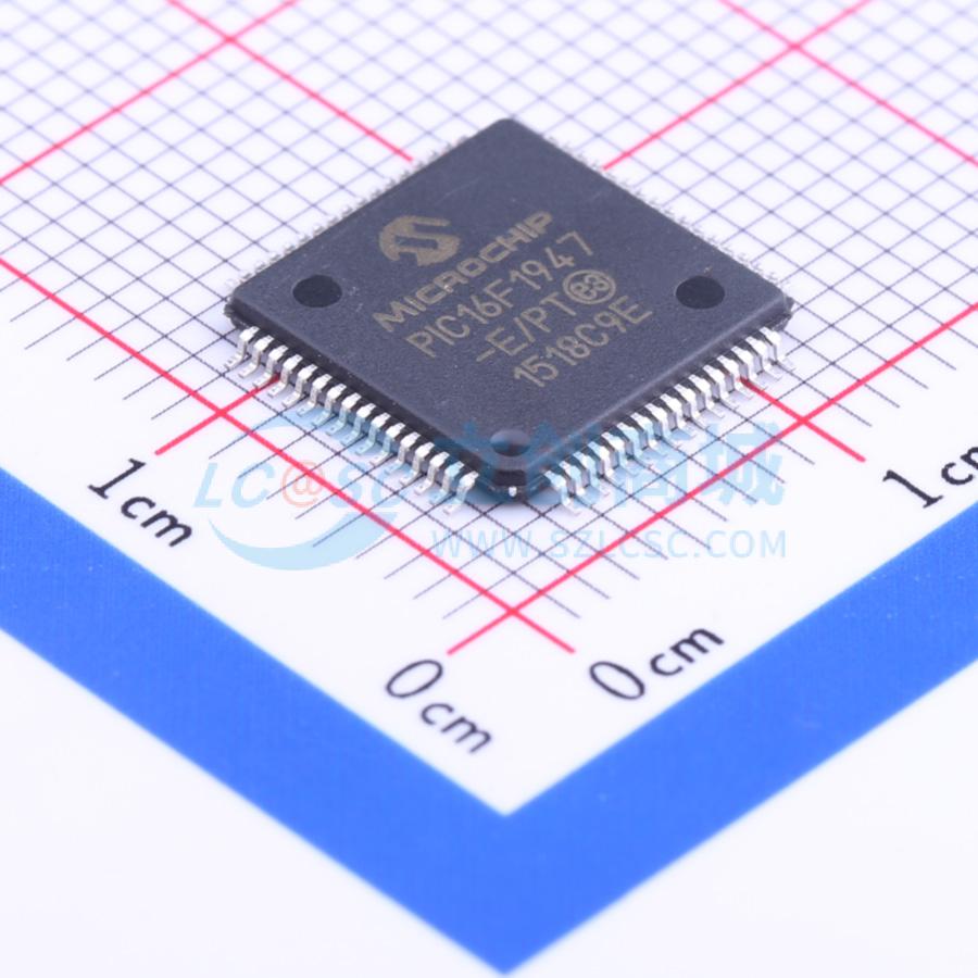 点击查看大图 PIC16F1947-E/PT实物图