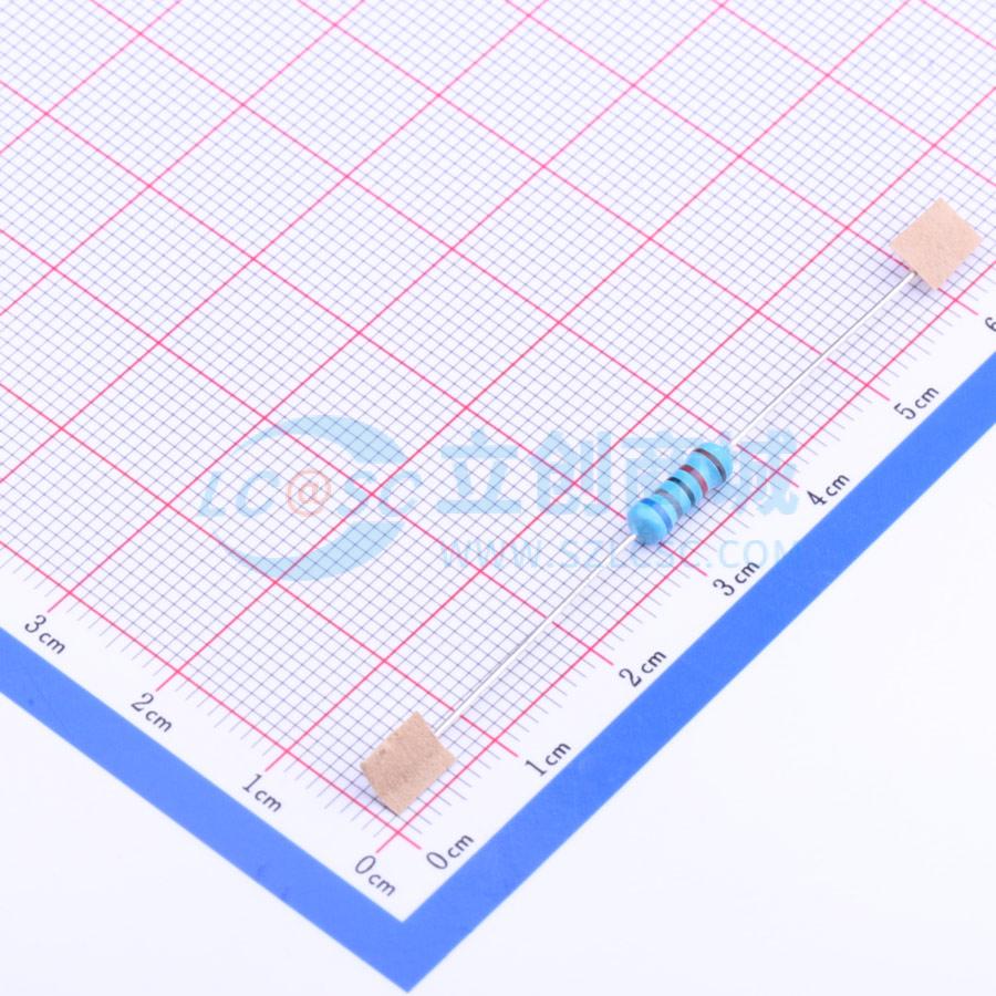 MF1/2W-68KΩ±1% T实物图