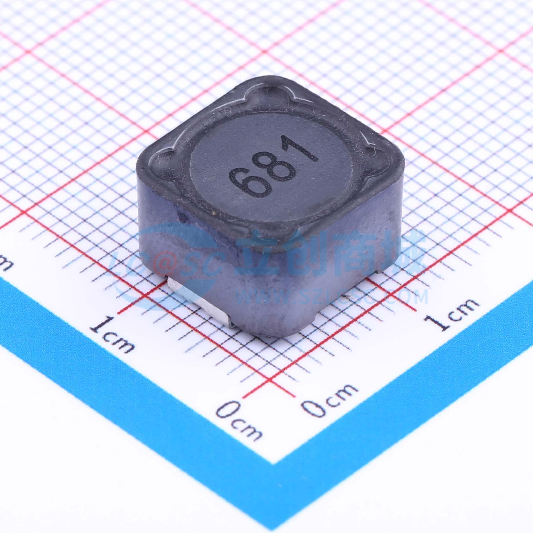 点击查看大图 SWRH1207B-681MT实物图