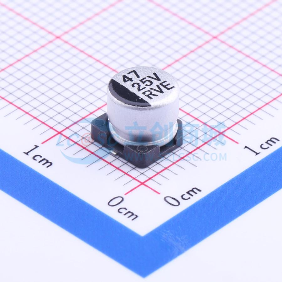 RVE1E470M0605实物图