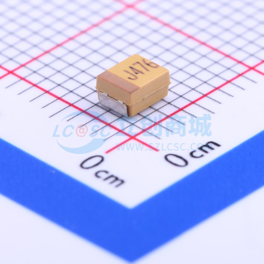 点击查看大图 TC211B476K006Y实物图