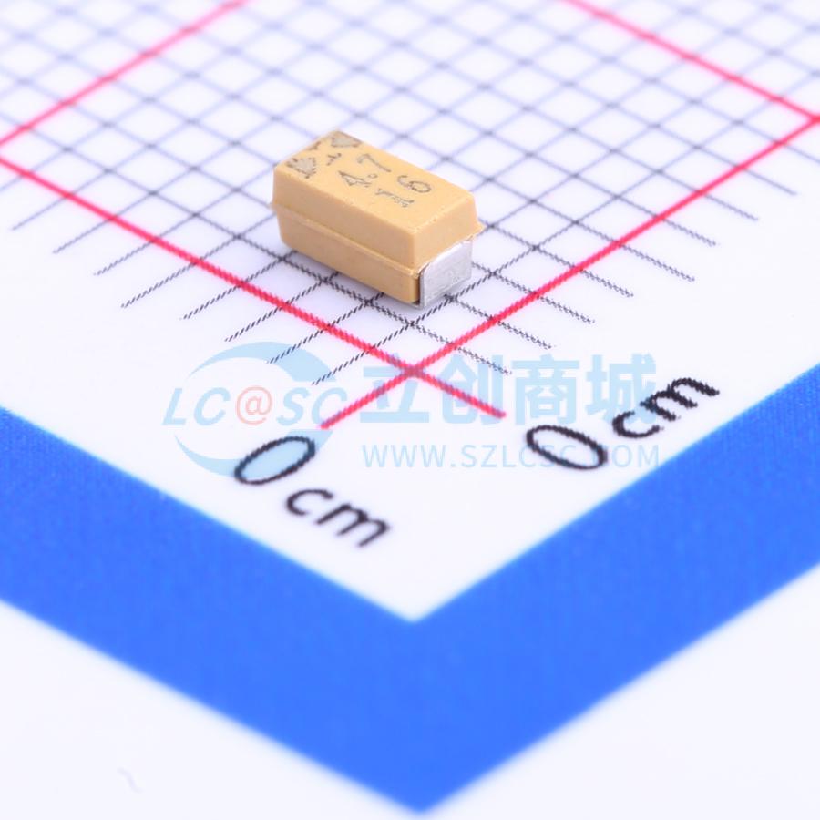 CA45-A-16V-4.7uF-K实物图