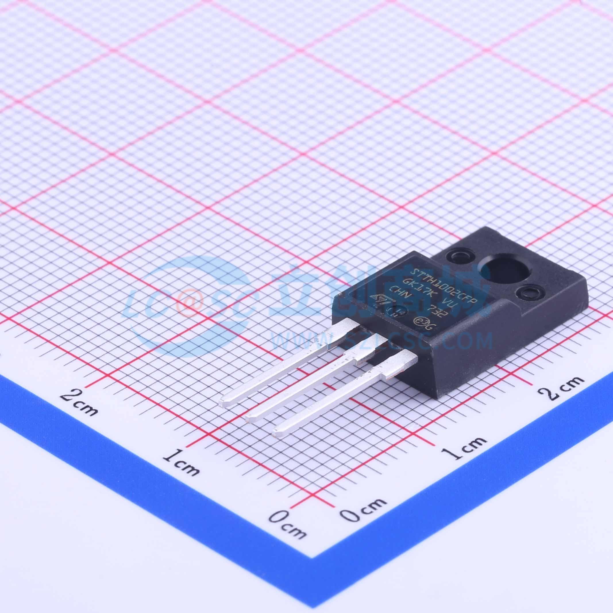 点击查看大图 STTH1002CFP实物图