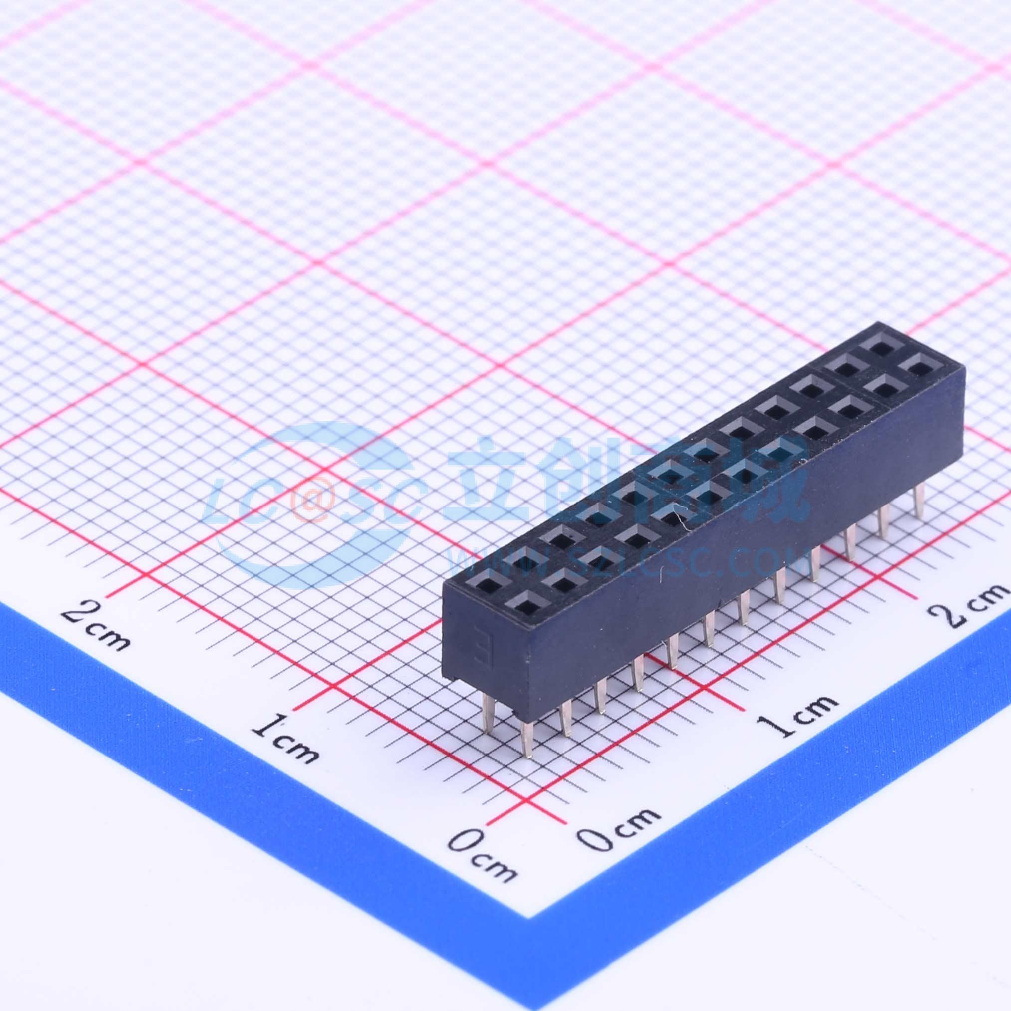 点击查看大图 2.0-2*12P母实物图