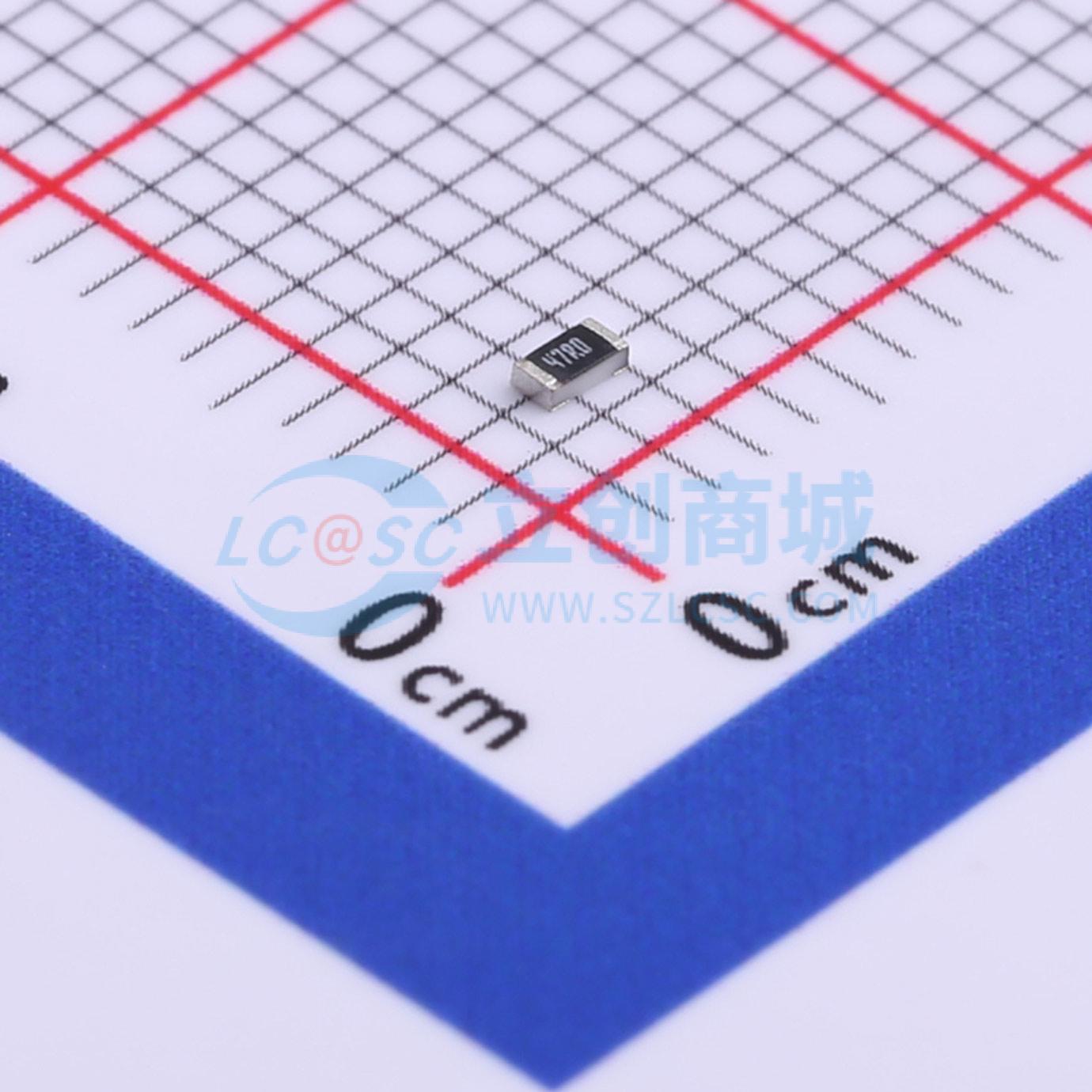 CRCW060347R0FKEA实物图