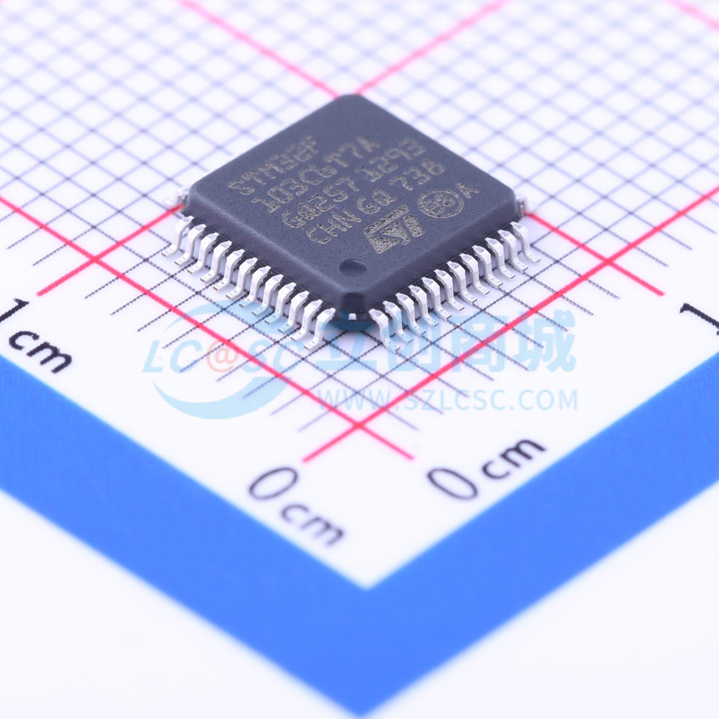 STM32F103C6T7A实物图