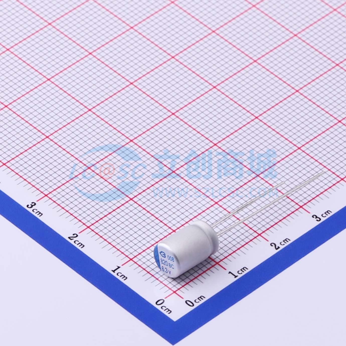 BC6R3M821LO6.3*9L-1A4T实物图