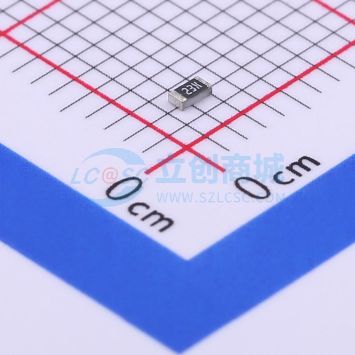 点击查看大图 CR0603F16R9P05实物图