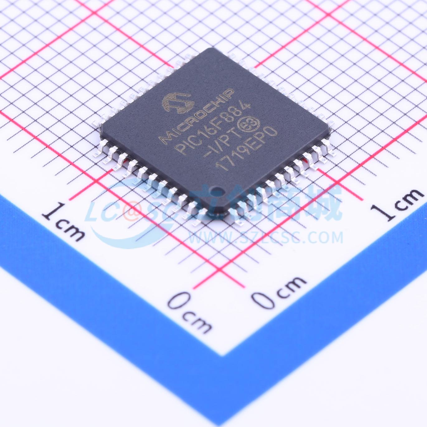PIC16F884-I/PT实物图