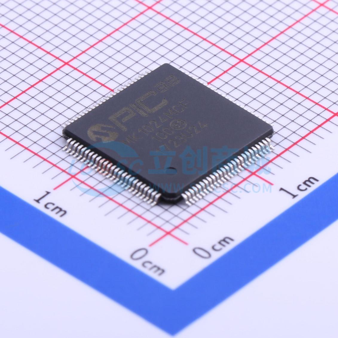 点击查看大图 PIC32MK1024MCF100-I/PT实物图