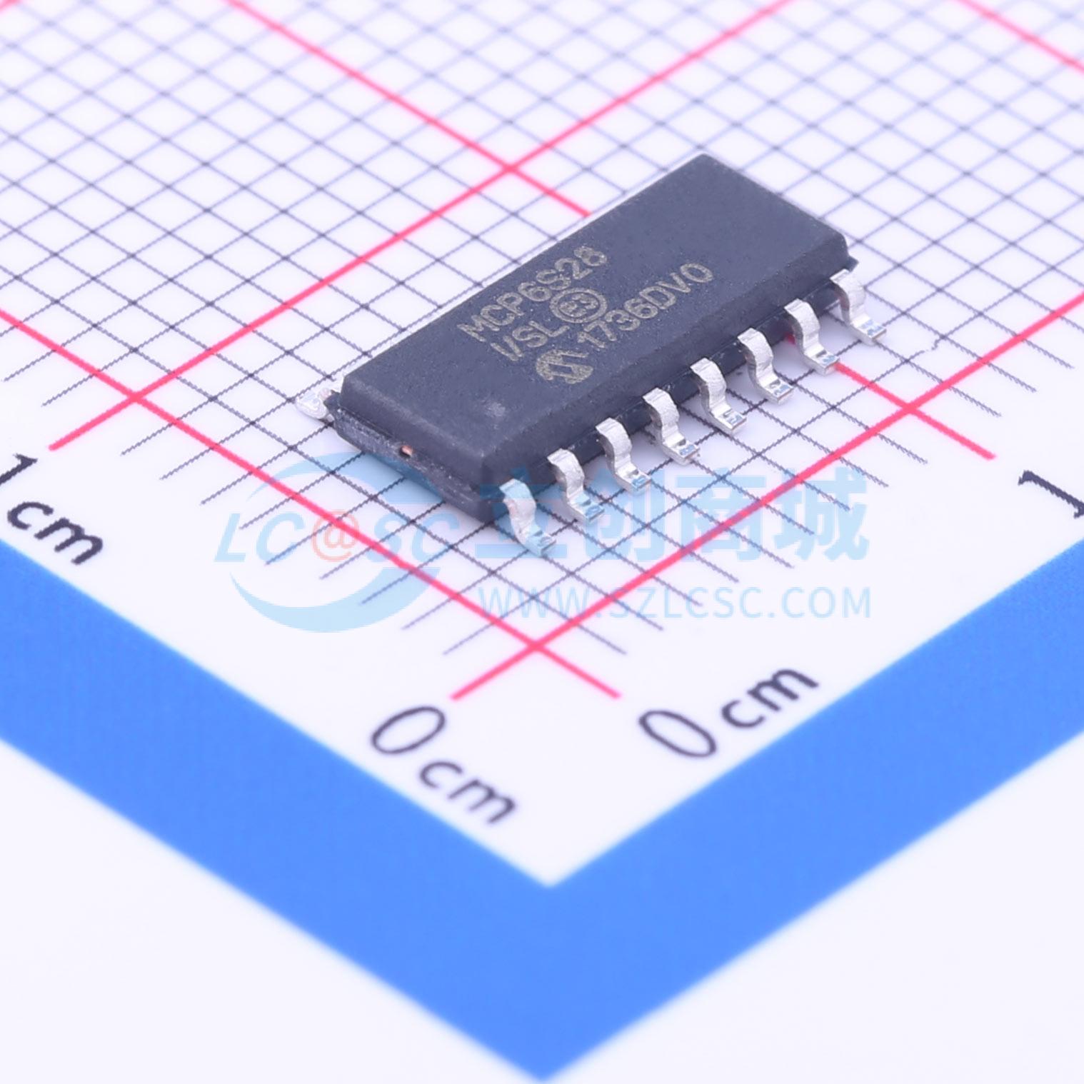 点击查看大图 MCP6S28-I/SL实物图