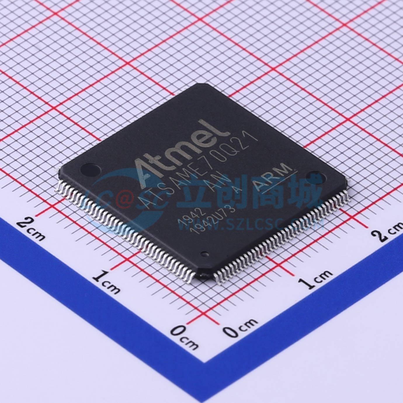 ATSAME70Q21A-AN实物图