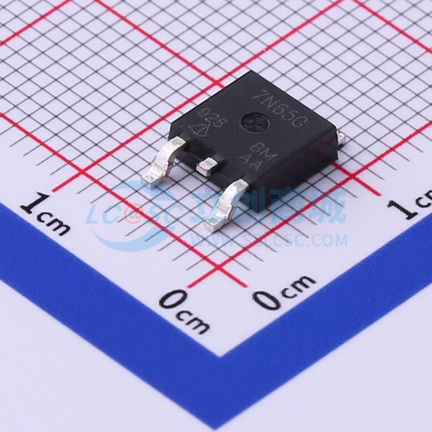 点击查看大图 SPD7N65G实物图