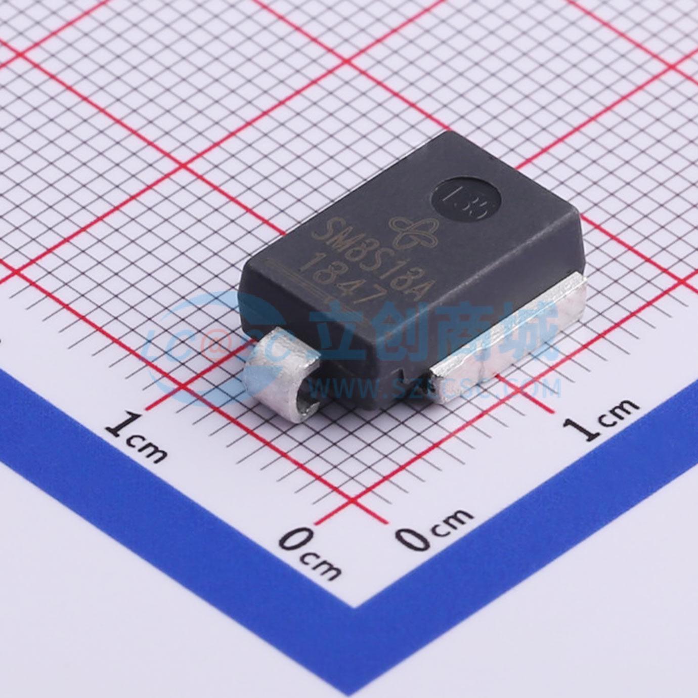 点击查看大图 SM8S18AHE3_A/I实物图