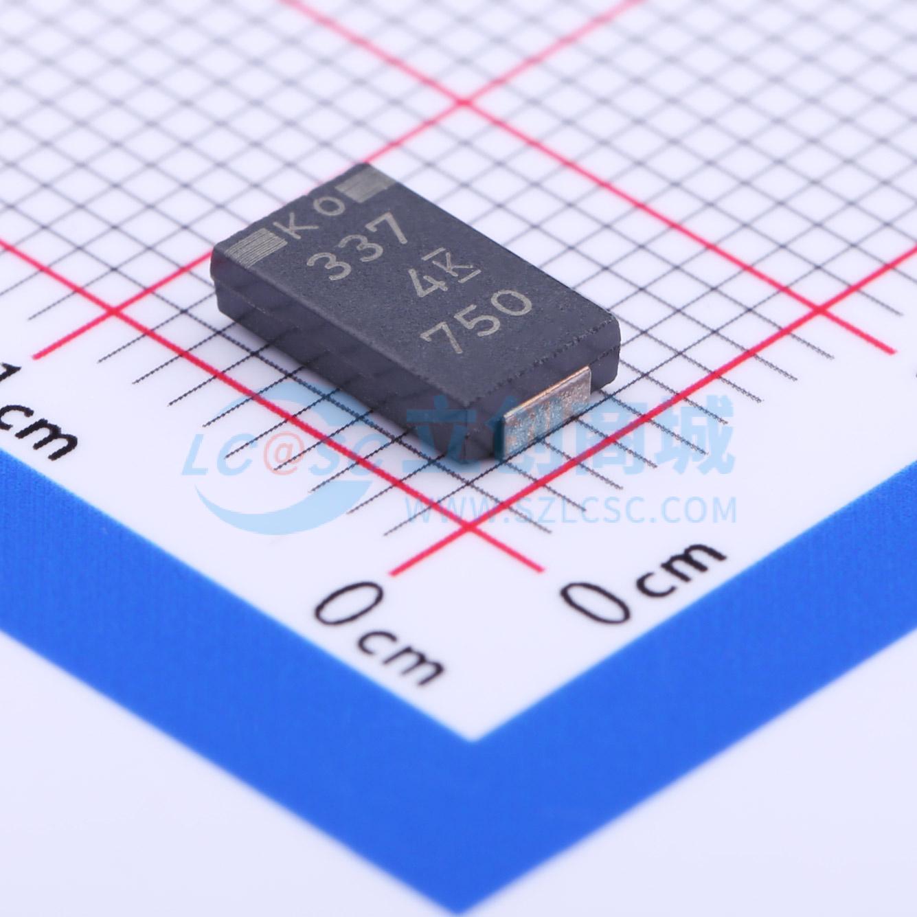 T520V337M004ATE012实物图