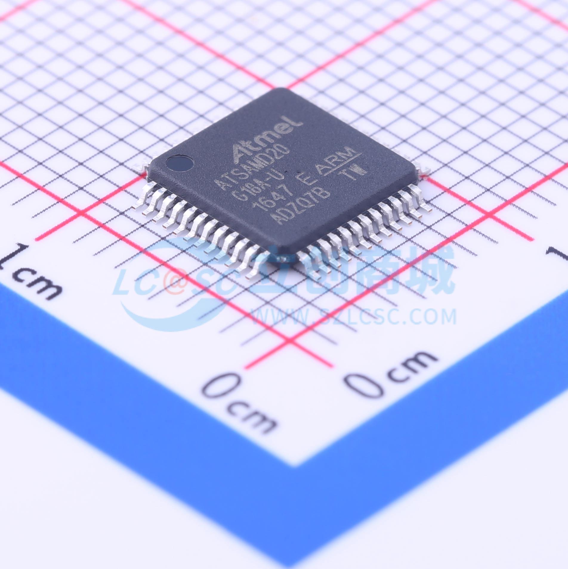 点击查看大图 ATSAMD20G18A-AU实物图