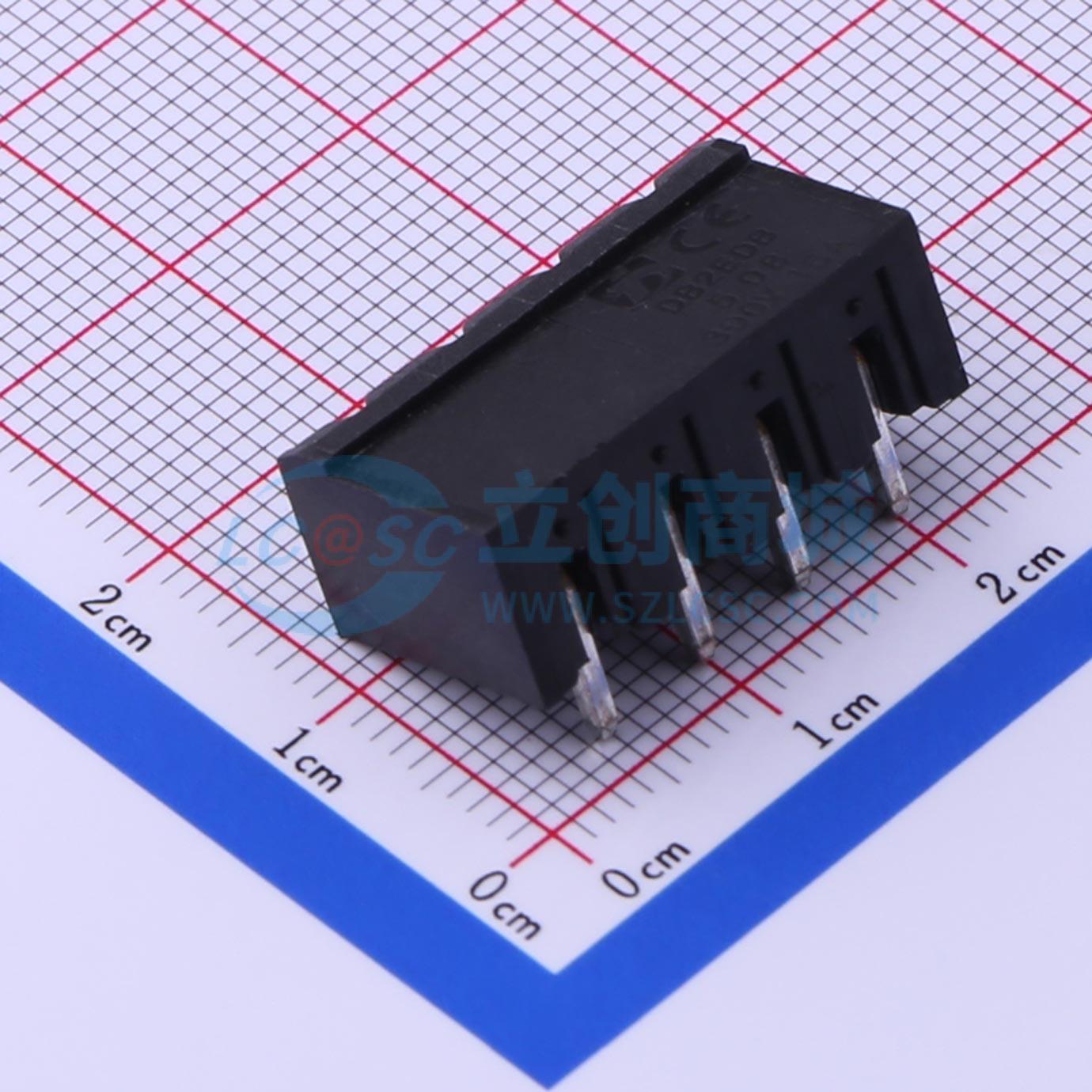 点击查看大图 DB2ERC-5.08-4P-BK实物图