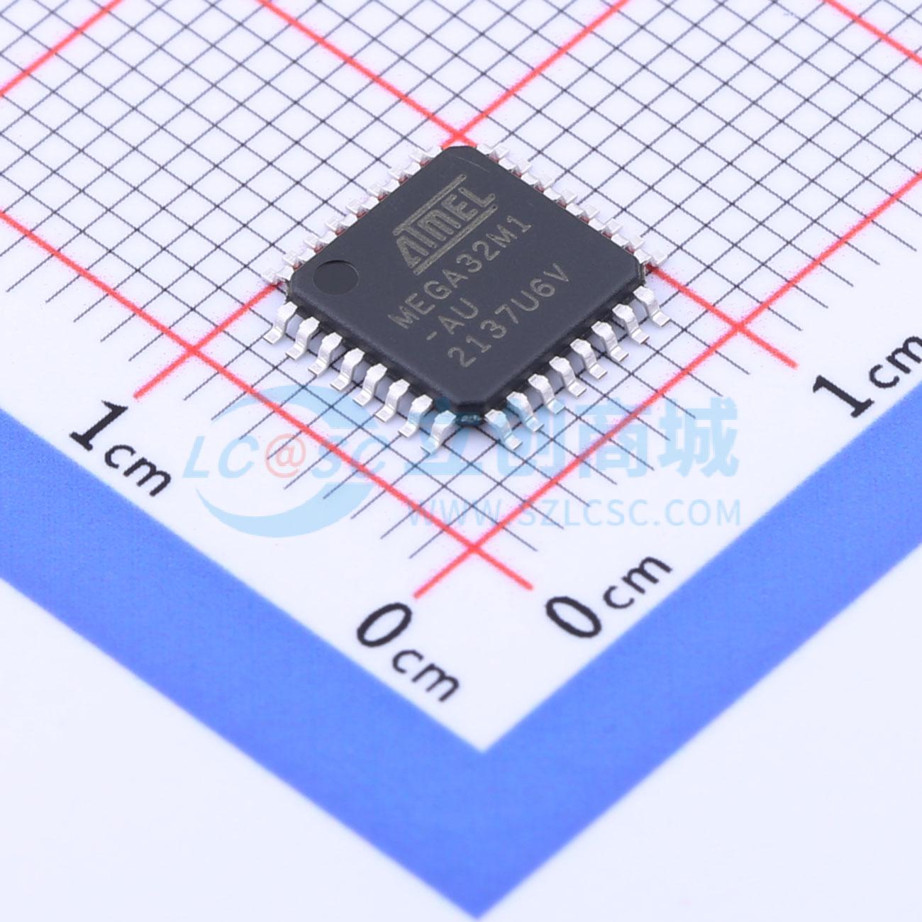 点击查看大图 ATmega32M1-AUR实物图