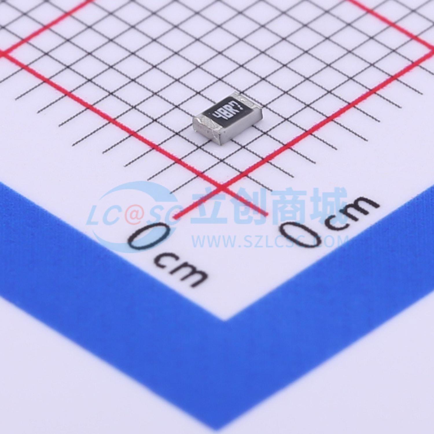 点击查看大图 CR0805F48R7P05实物图