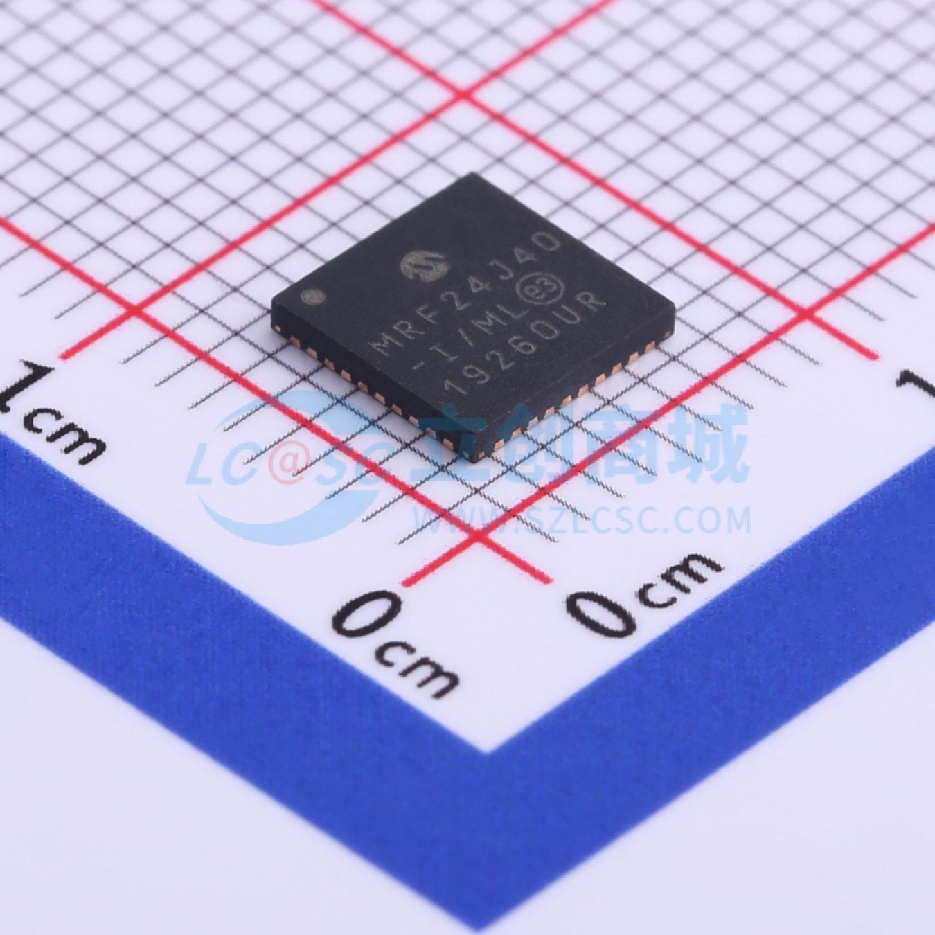 点击查看大图 MRF24J40-I/ML实物图