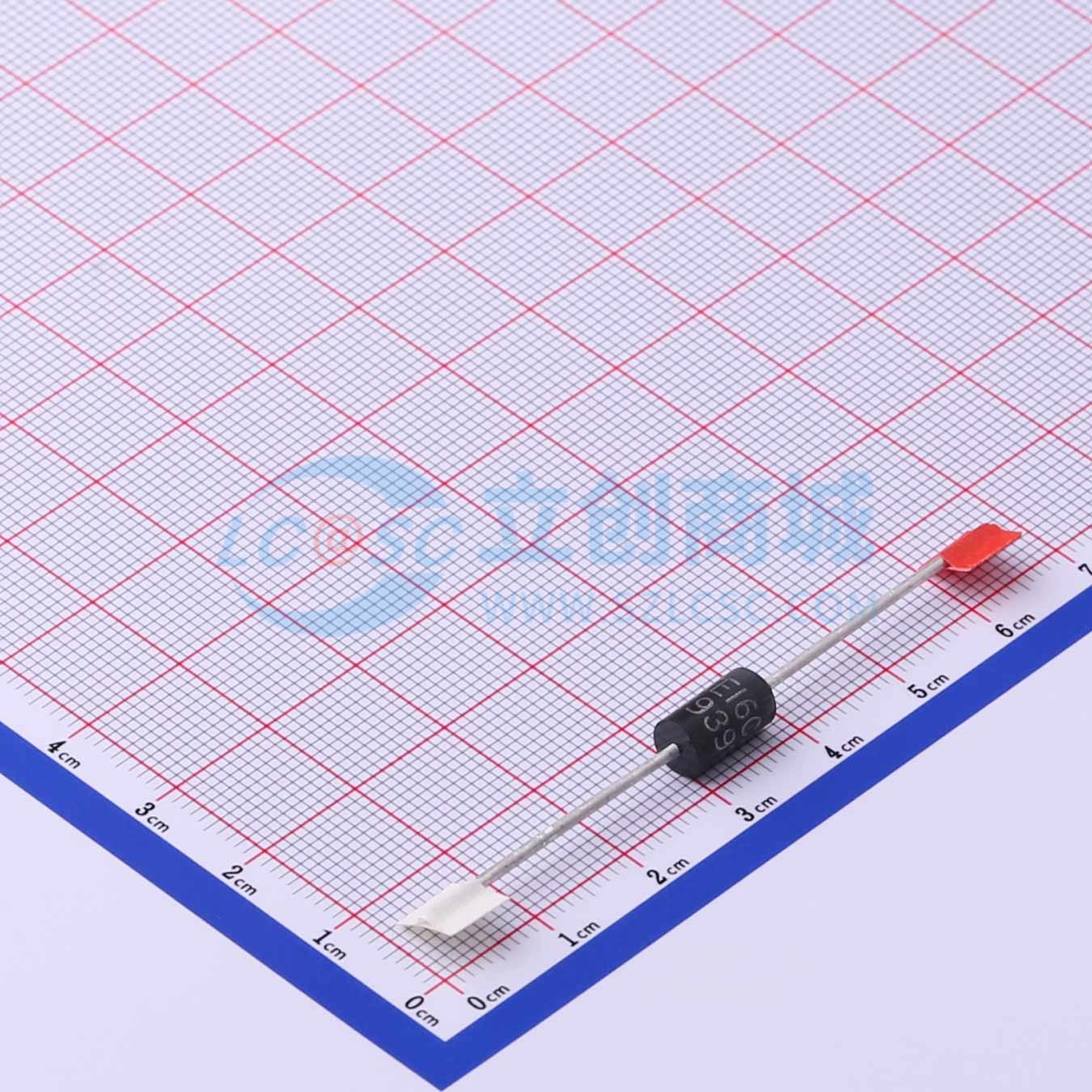 点击查看大图 1.5KE16CA-E3/54实物图