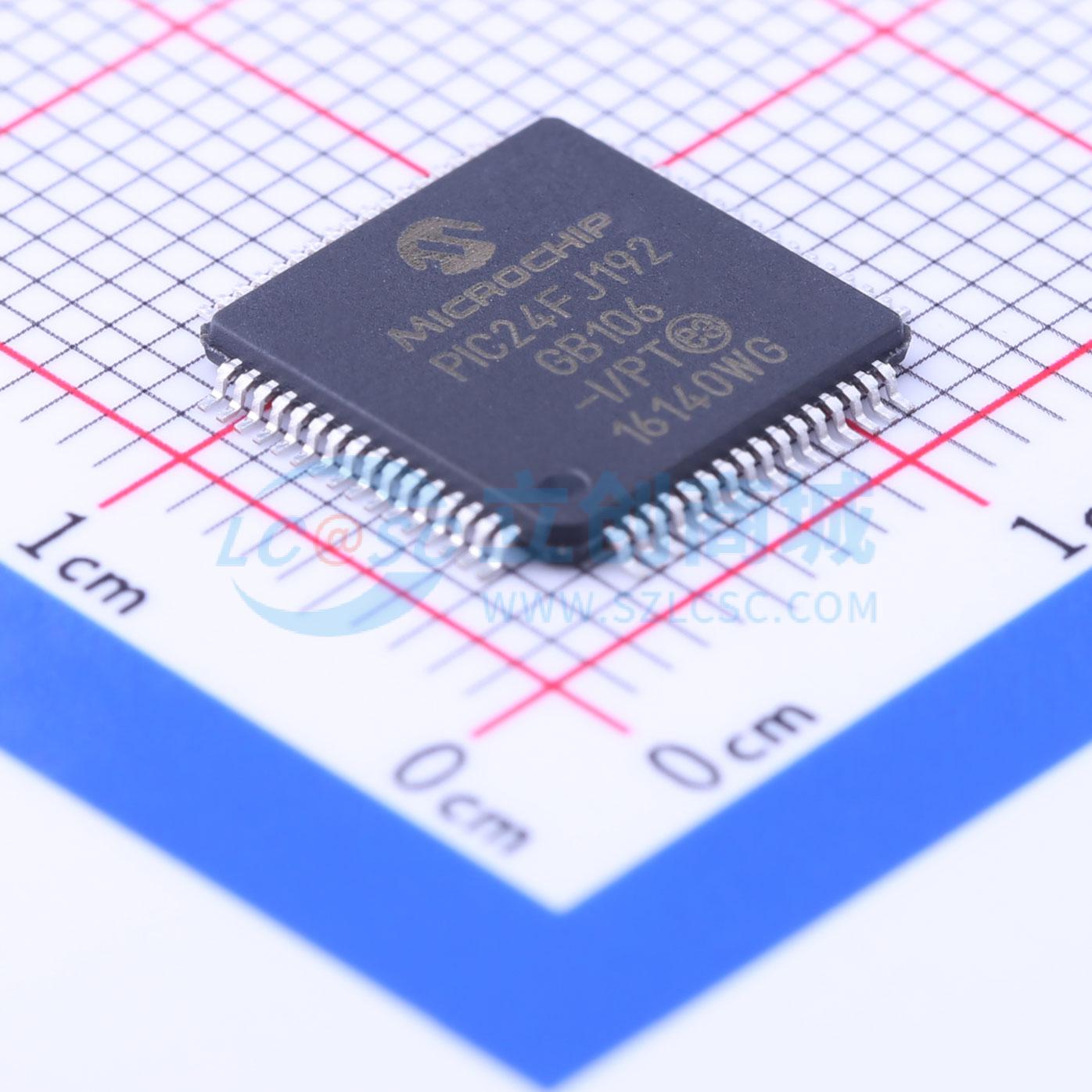 PIC24FJ192GB106-I/PT实物图