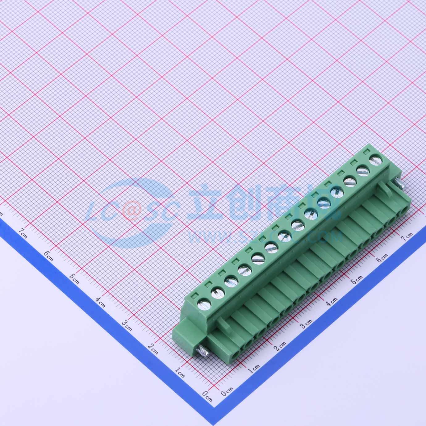 点击查看大图 DB2EKM-5.08-14P-GN-S实物图