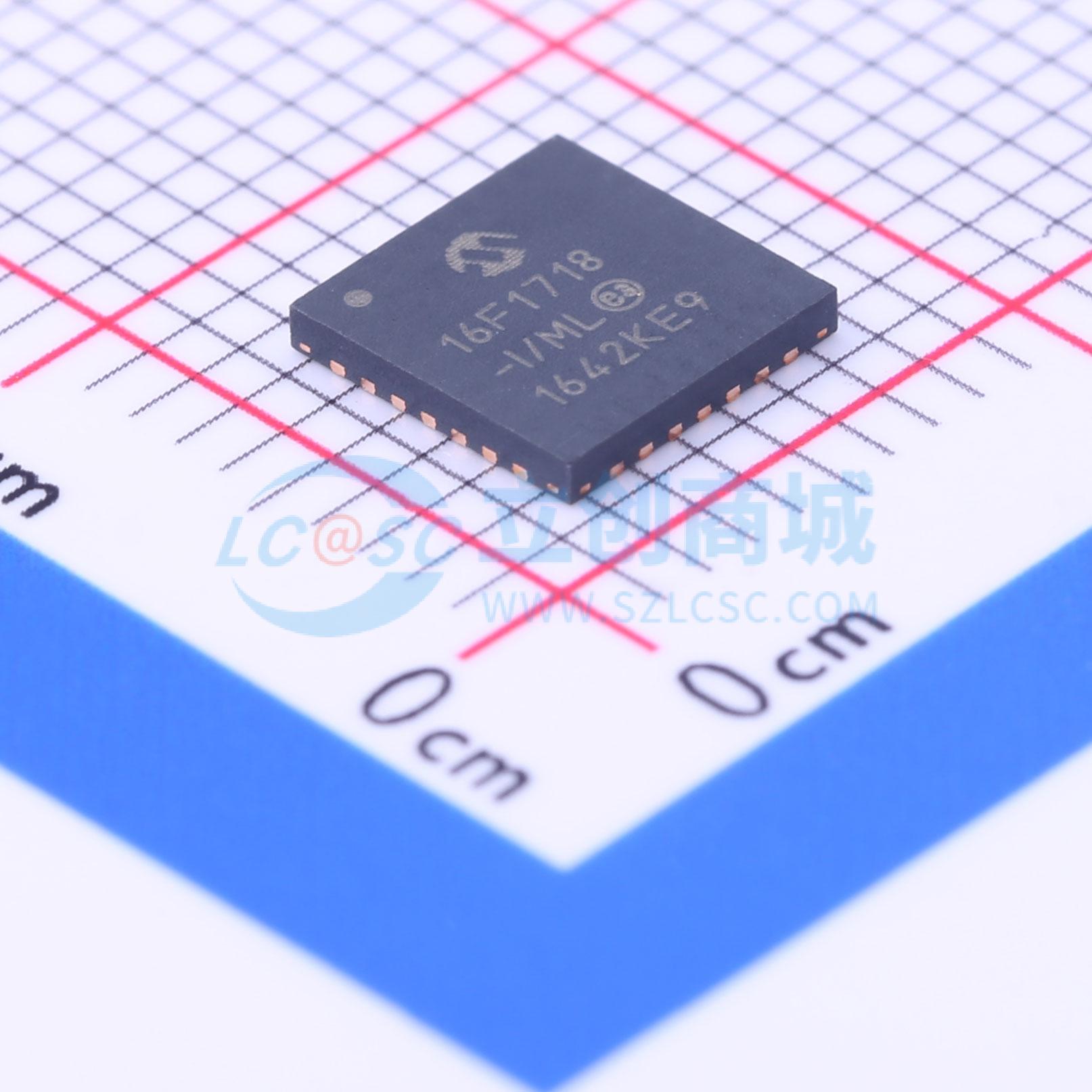 点击查看大图 PIC16F1718-I/ML实物图