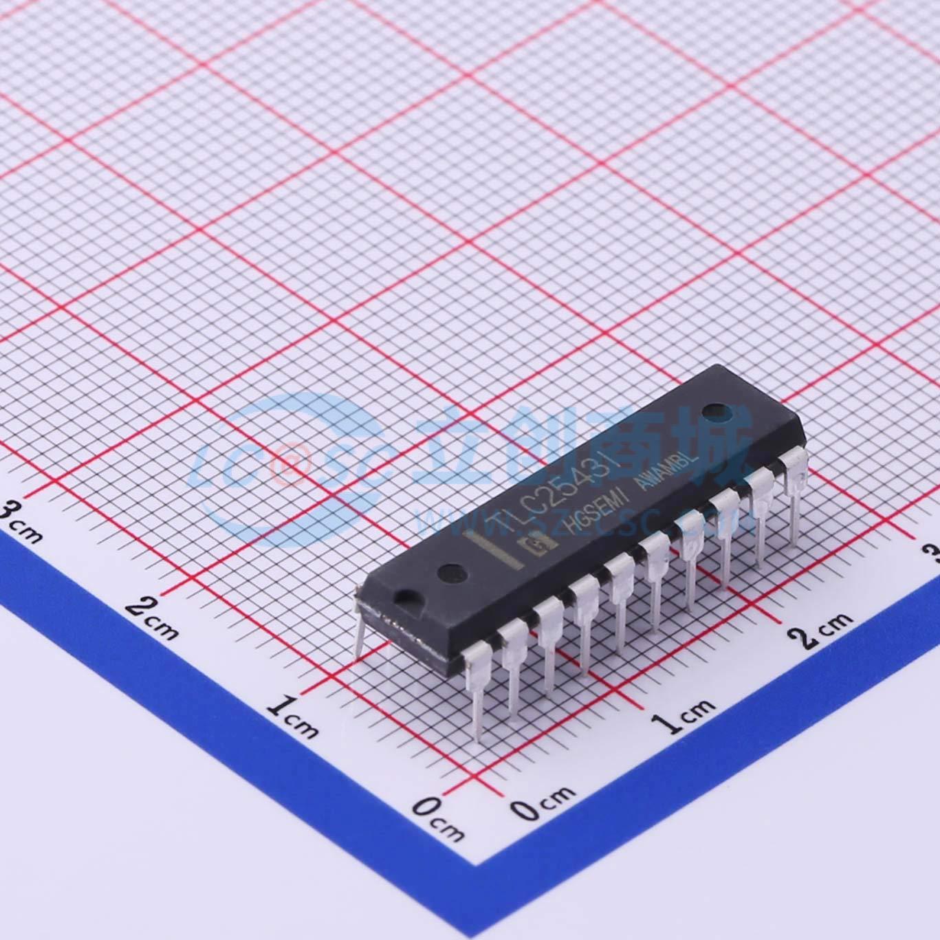 点击查看大图 TLC2543IN实物图