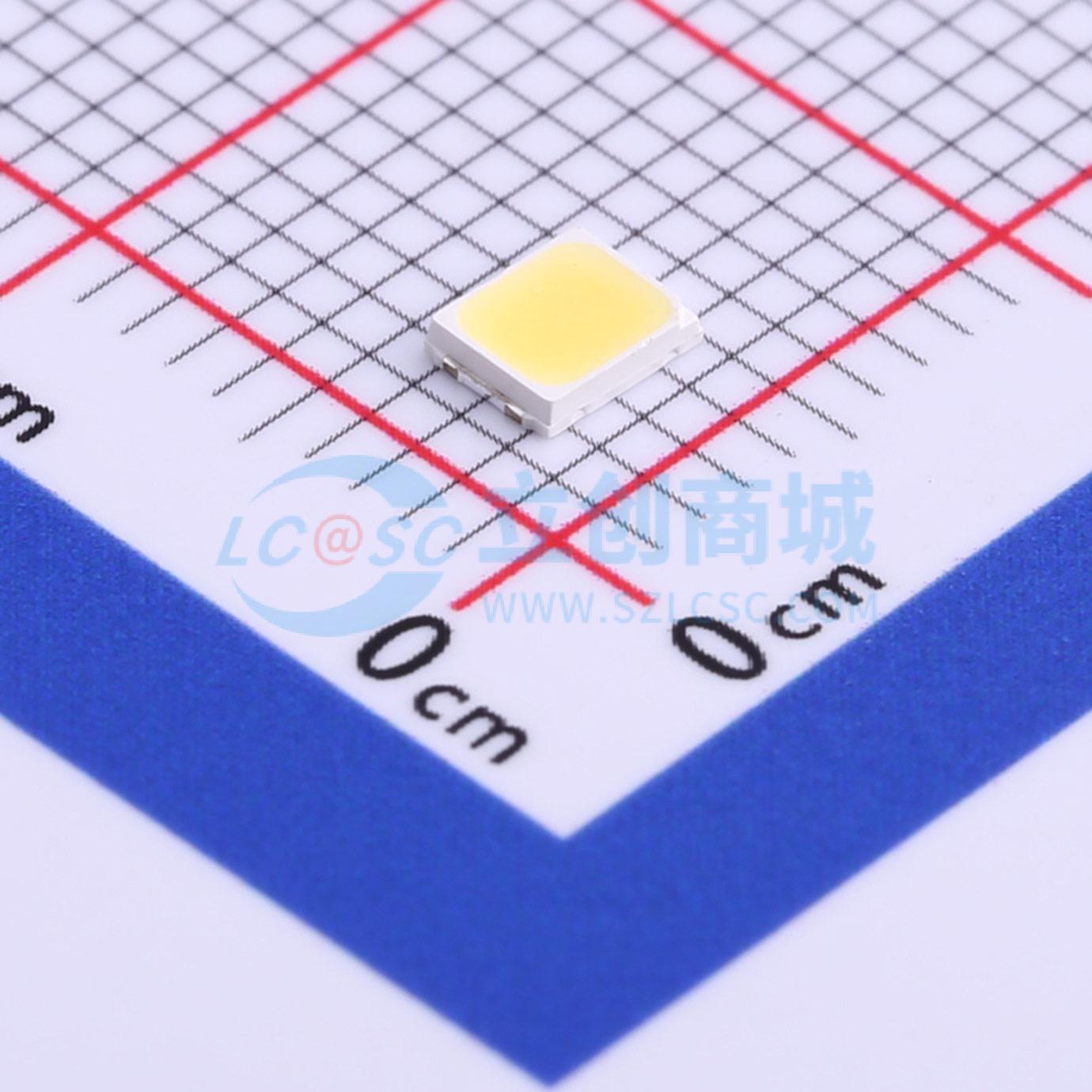点击查看大图 HL-AM-2835H421W-S1-08-HR6(SDCM<6)(6000K-7000K)60mA实物图