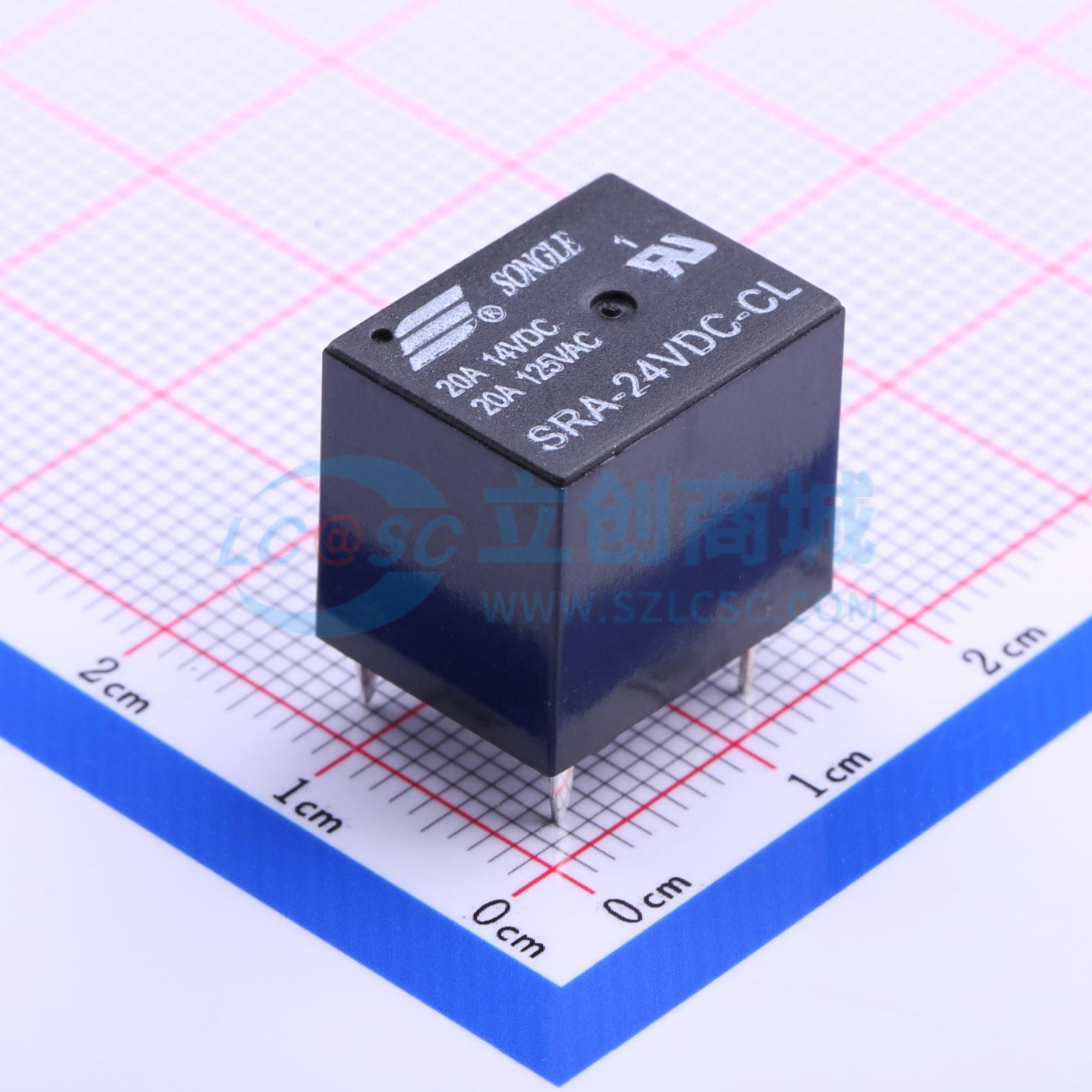 点击查看大图 SRA-24VDC-CL(20A)实物图