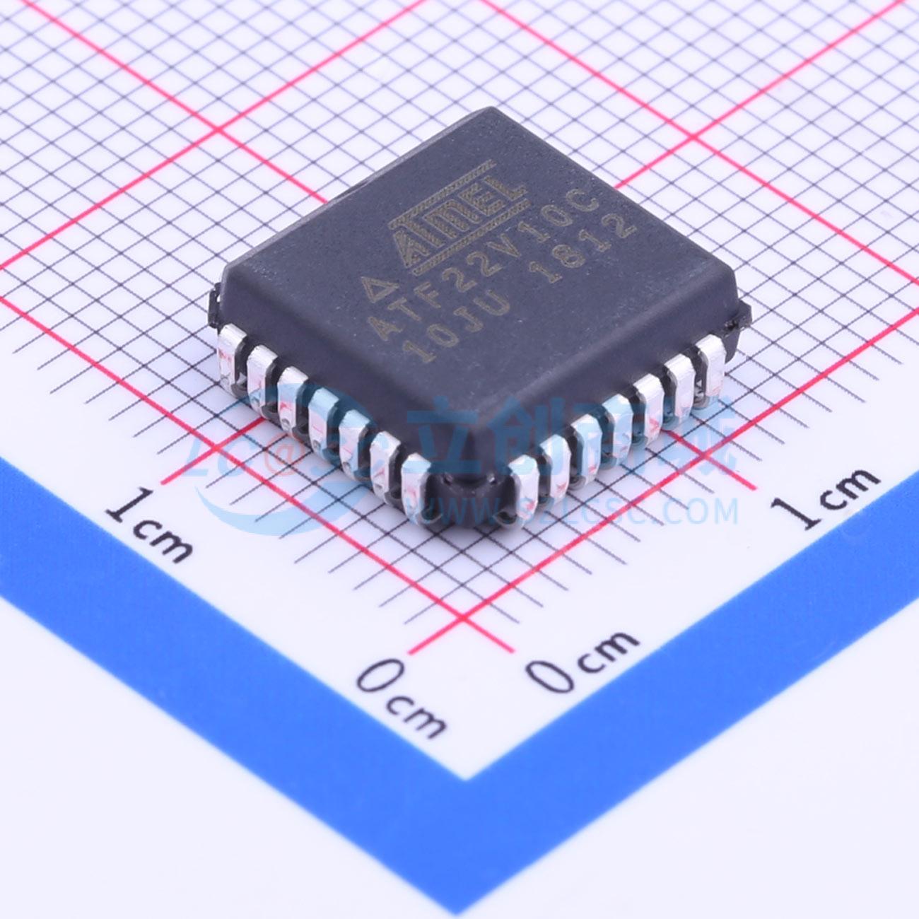 ATF22V10C-10JU实物图