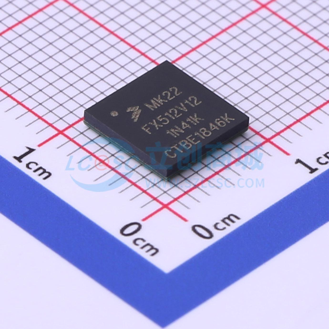 点击查看大图 MK22FX512AVMC12实物图