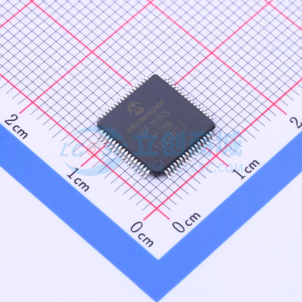 点击查看大图 PIC16F19195T-I/PT实物图