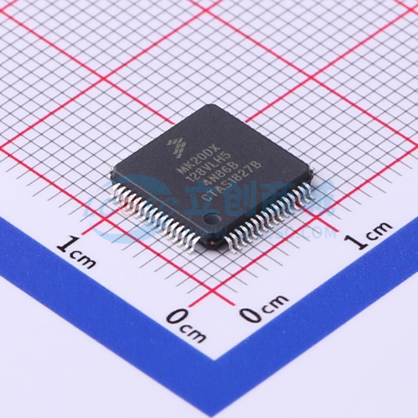 MK20DX128VLH5实物图